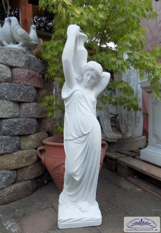 gartenfigur frau mit krug