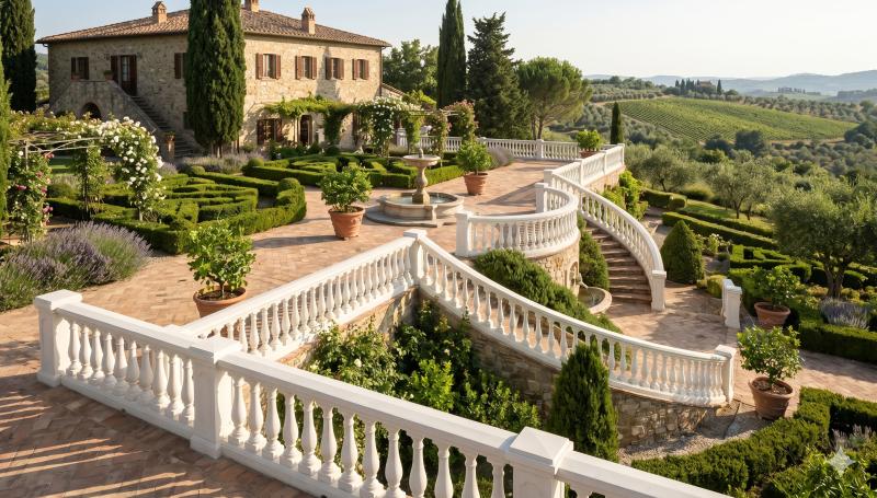 Garten Balkon Balustrade Geländer