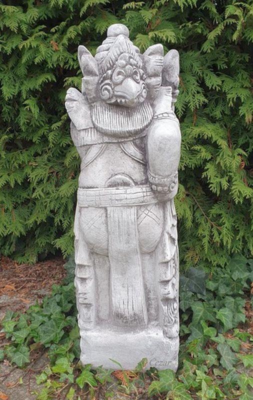 Maya Krieger als Maya Inka Azteken Torwächter Tempelwächter Steinfigur 62cm