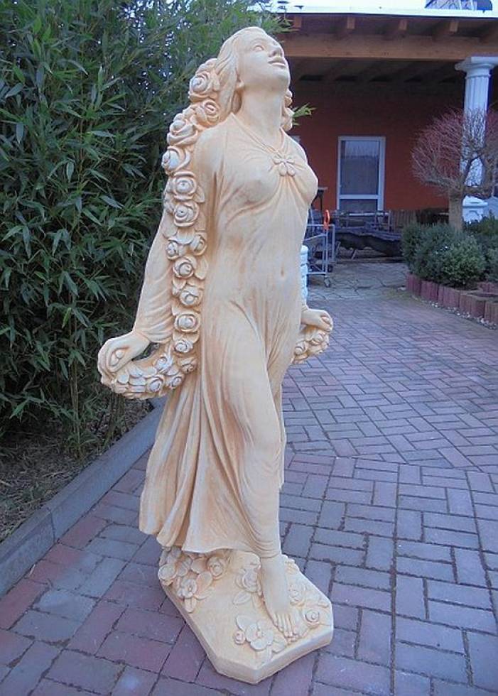 moderne erotische Gartenfigurn Frau  Gartenfigur Statue Figur Gartendeko