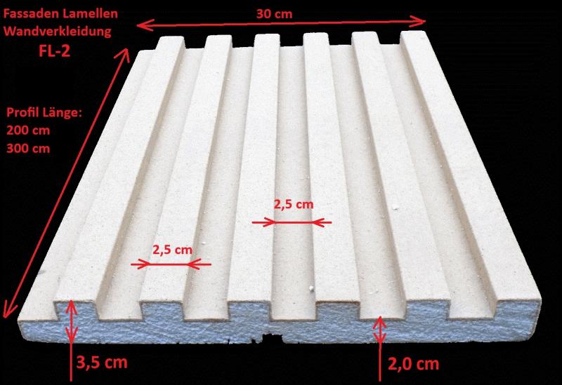 Fassaden Lamellen Wandverkleidung