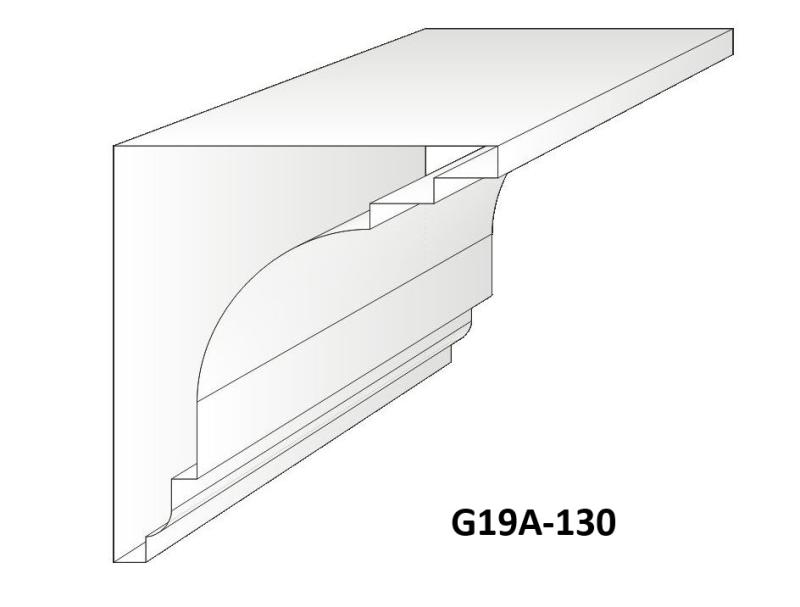 Dach Gesimsprofile auf Stypopor Basis