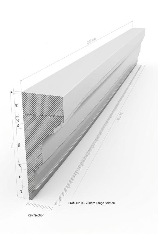 Fassaden Styropor Stuck Gesims Profil Leisten Zierprofile G20A