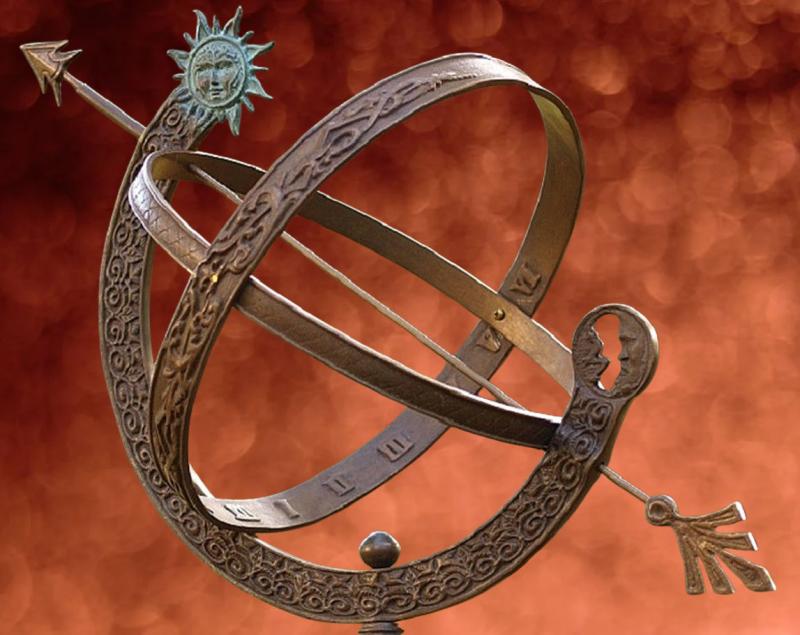 Elegante Bronze Sonnenuhr als zeitloser Gartenschmuck 30cm