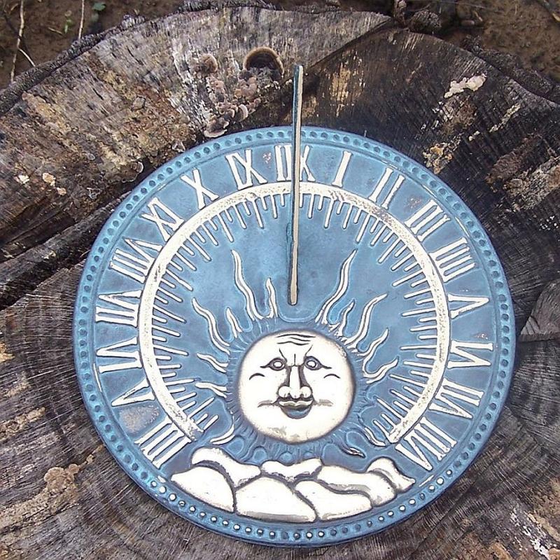 Handgefertigte Bronze Sonnenuhr