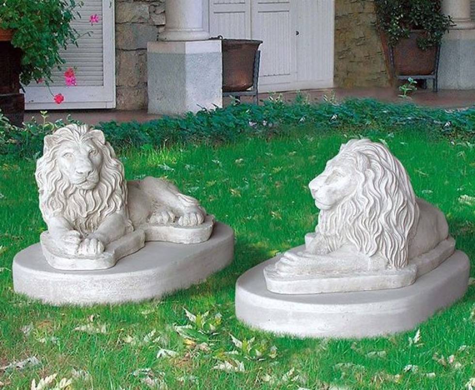 Africano Löwen Steinfiguren