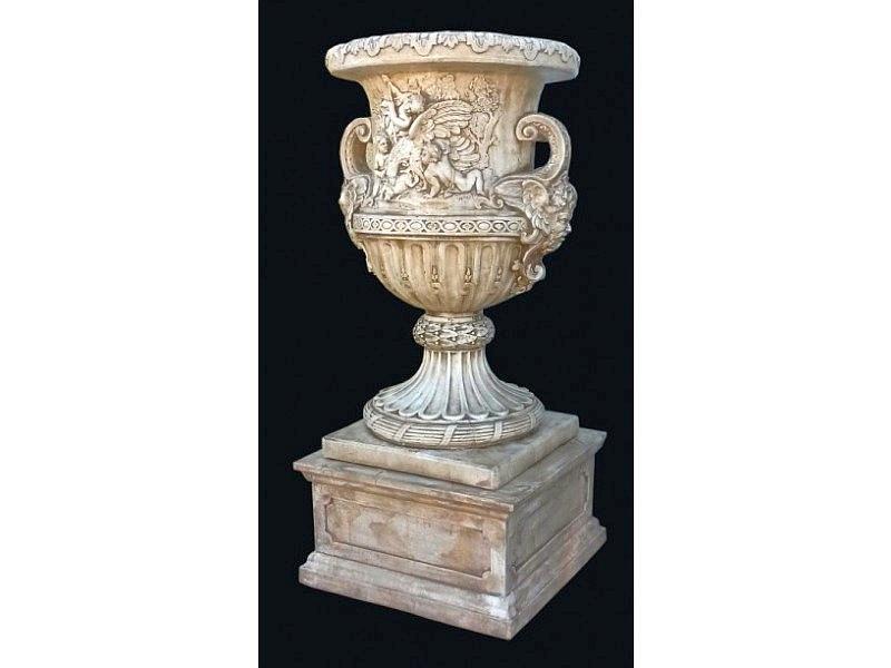 Henkel Schmuckvase als Garten Pflanzgefäß