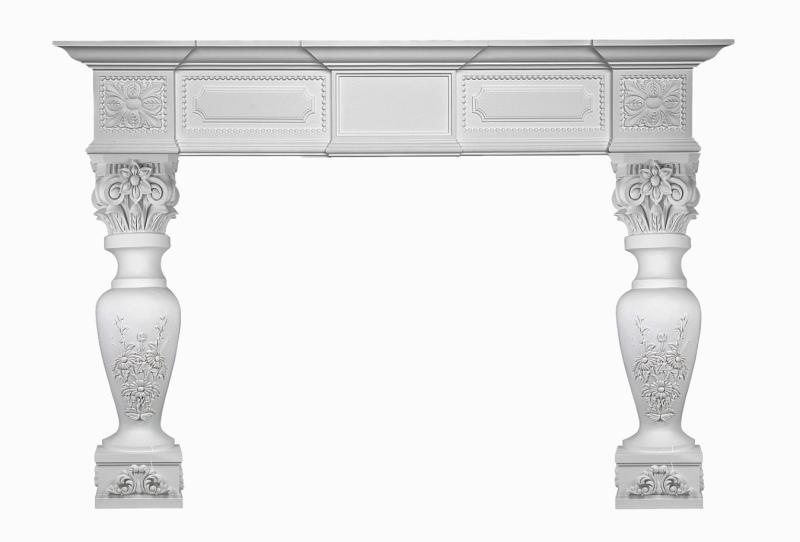 leichte Polyurethan Kamin Konsole