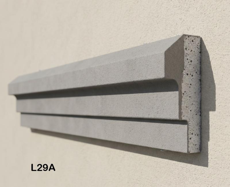Fassadenstuck Profil kleine Eckleiste Styroporstuck Fassadenprofil 75x30mm L29A