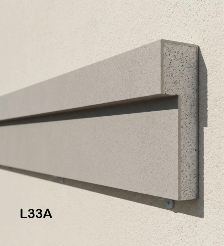 Fassadenstuck Profil Eckleiste Styroporstuck Fassadenprofil 178x48mm L33