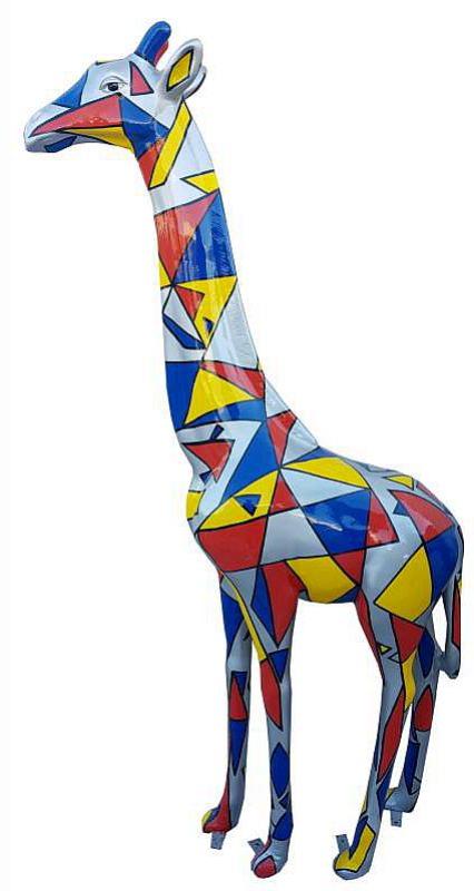 Design Giraffen Kunststofffigur Lifestyle Dekofigur
