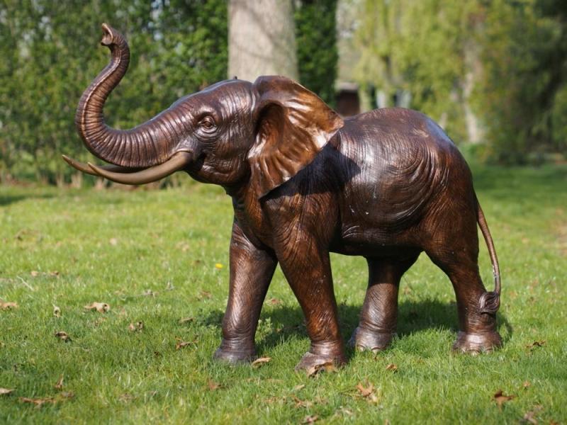 Bronzefigur Elefant