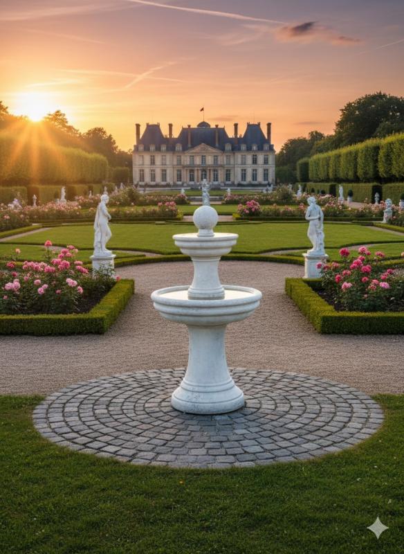 Gartenbrunnen aus Beton
