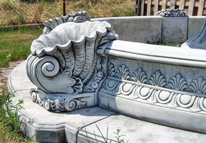 XXL Kaskadenbrunnen mit Wasserbecken Brunnenbecken 400cm Springbrunnen 280cm Gartenbrunnen