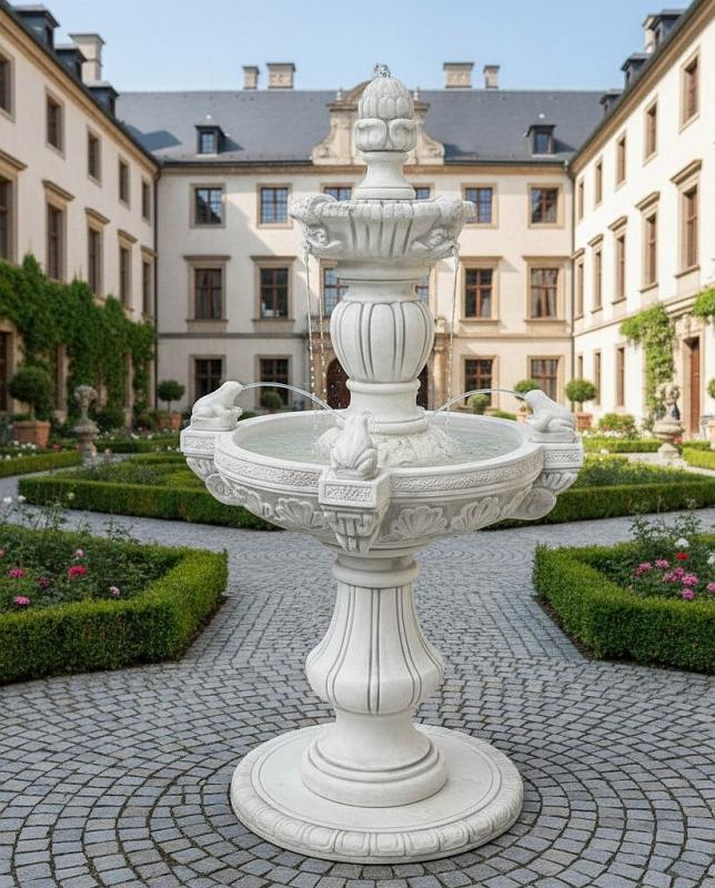 Froschbrunnen-Springbrunnen-Garten