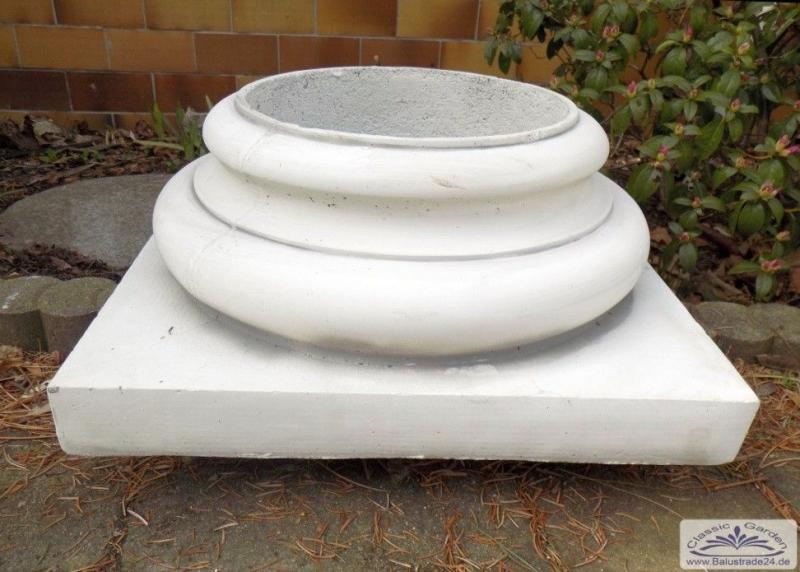 säulen bauelement für sockel und kapitell