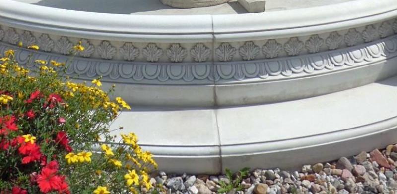 XXL Kaskadenbrunnen mit Wasserbecken Brunnenbecken 400cm Springbrunnen 280cm Gartenbrunnen