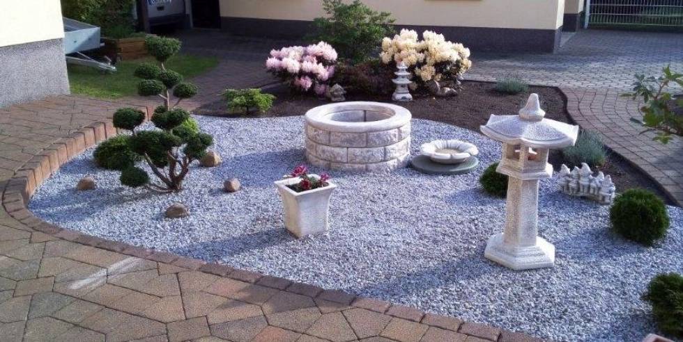 Steinlaterne für japanische Gartendekoration