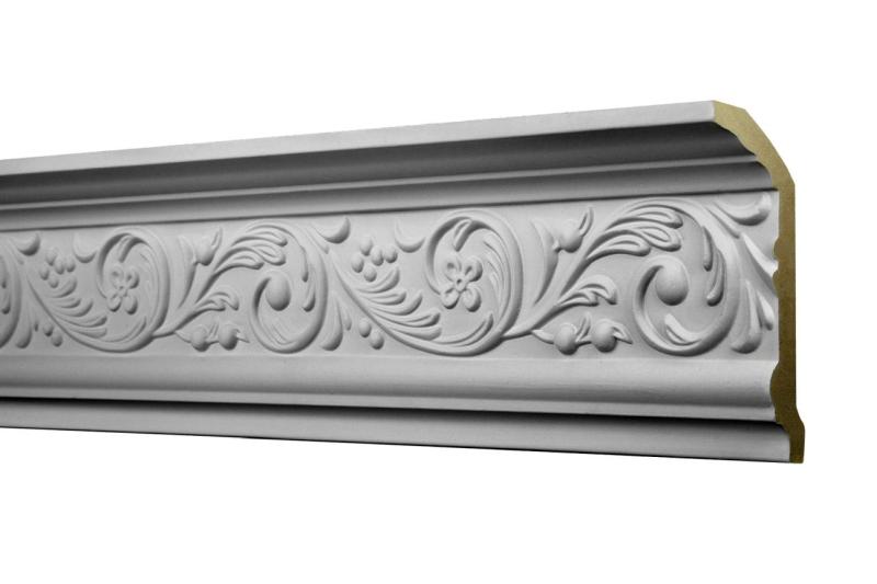 Hartschaumleiste mit Dekor