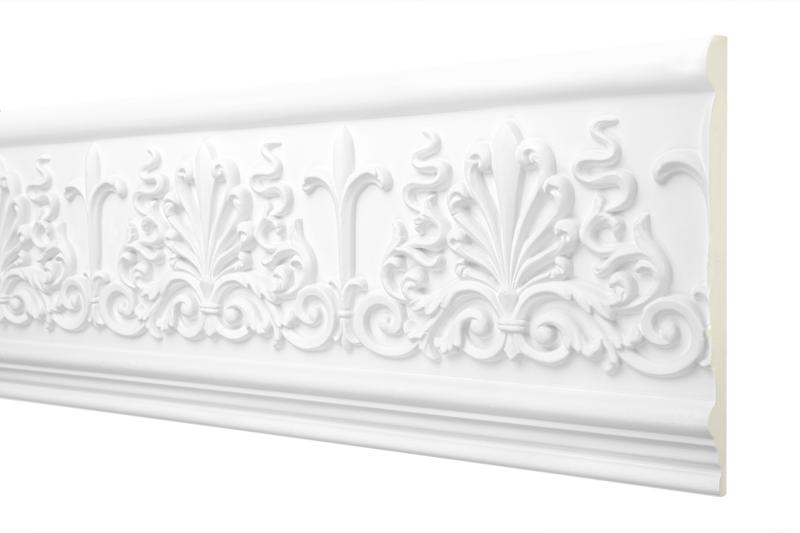 Polyurethan flache Leiste für Wand