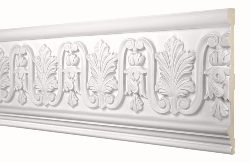 Polyurethan flache Leiste für Wand