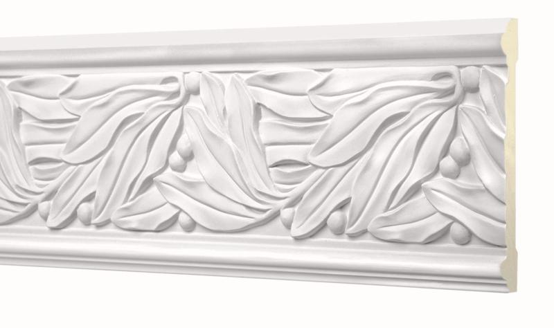 Polyurethan flache Leiste für Wand