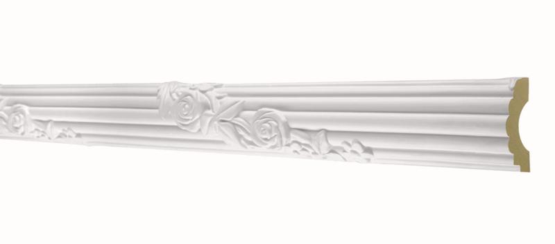 Polyurethan flache Leiste für Wand