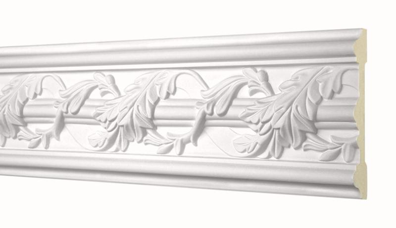 Polyurethan flache Leiste für Wand