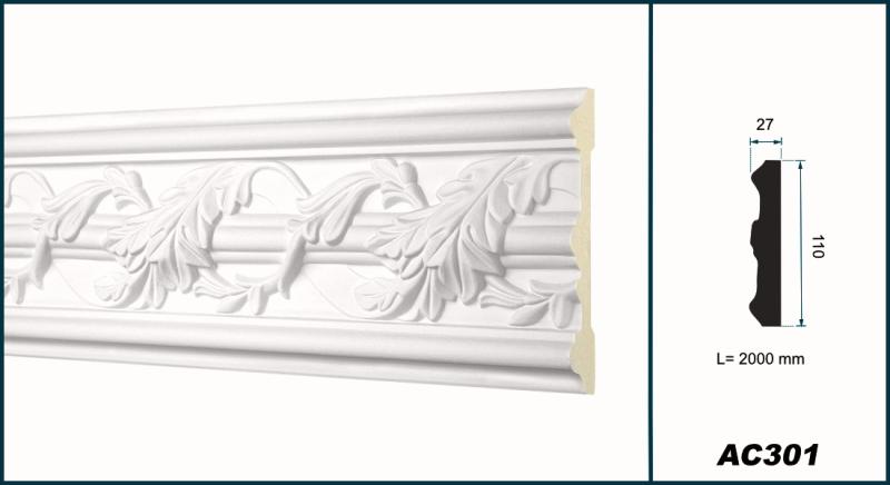 Wand Zierleiste Flachleisten Profil