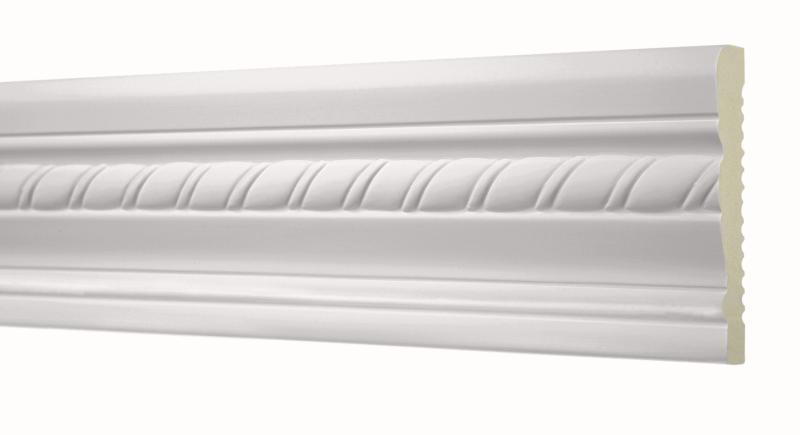 Polyurethan flache Leiste für Wand