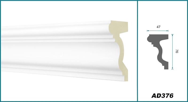 Deckenspiegel Flachleiste