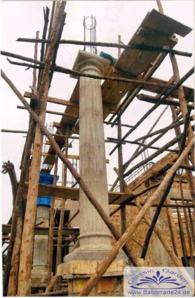 Säulen Baustelle in Afrika für schalung einer säule