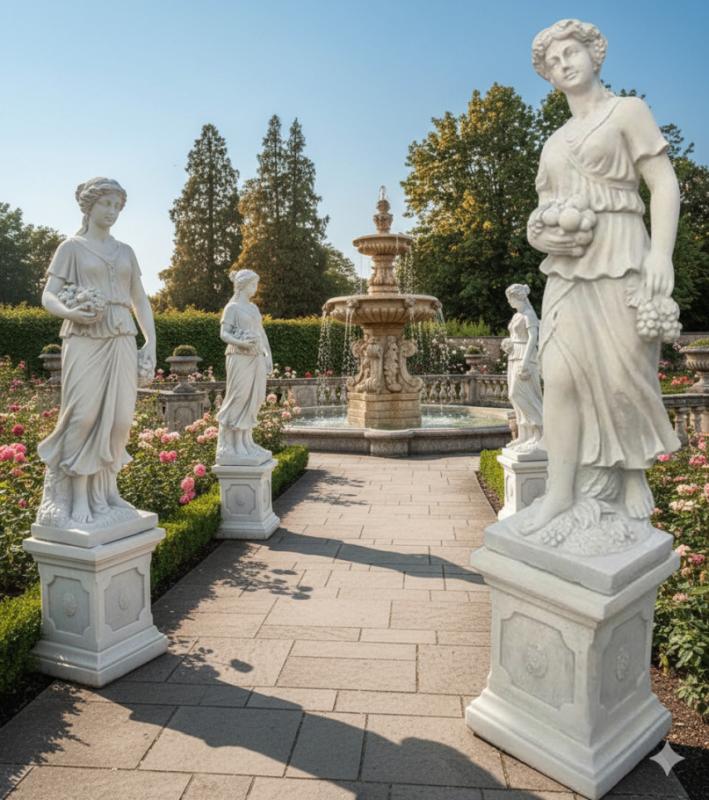 vierjahreszeiten frauen figuren