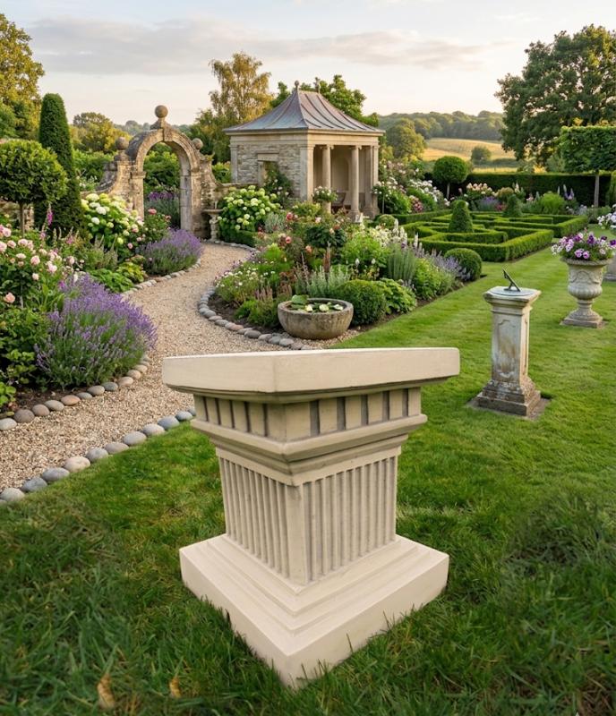 Rechteck Sockel Säule Podest Figurensockel Park & Gartendekoration 42cm