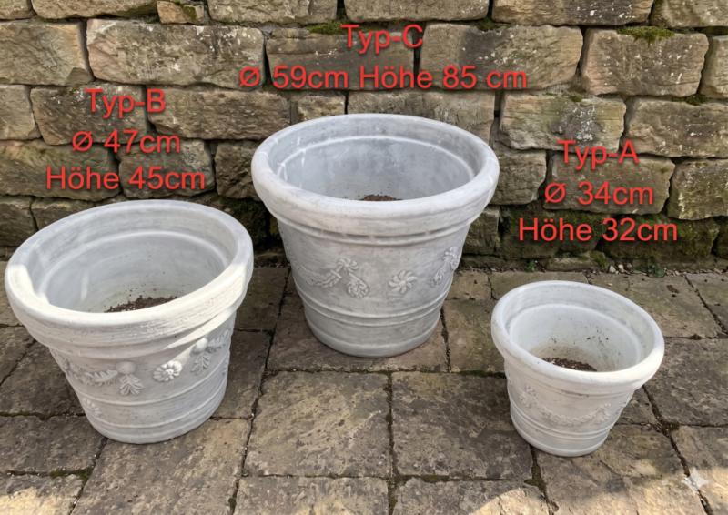 frostfeste garten pflanzkübel in verschiedenen größen