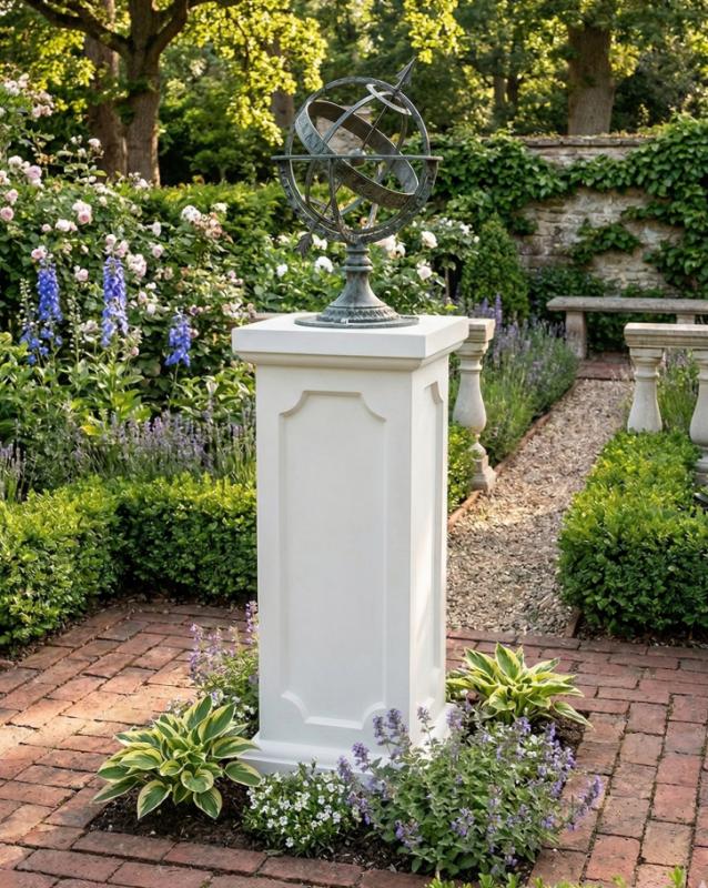 Betonpfeiler Sockel Zaunpfeiler Säule Galeriesockel Figuren Postament 100cm