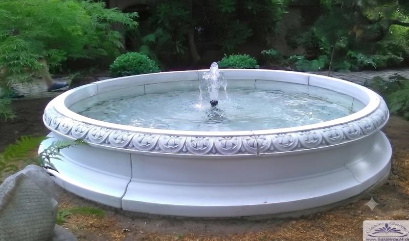 Brunnenring Gartenbrunnen Wasserbecken für Springbrunnen Brunnenbecken 230cm 480kg