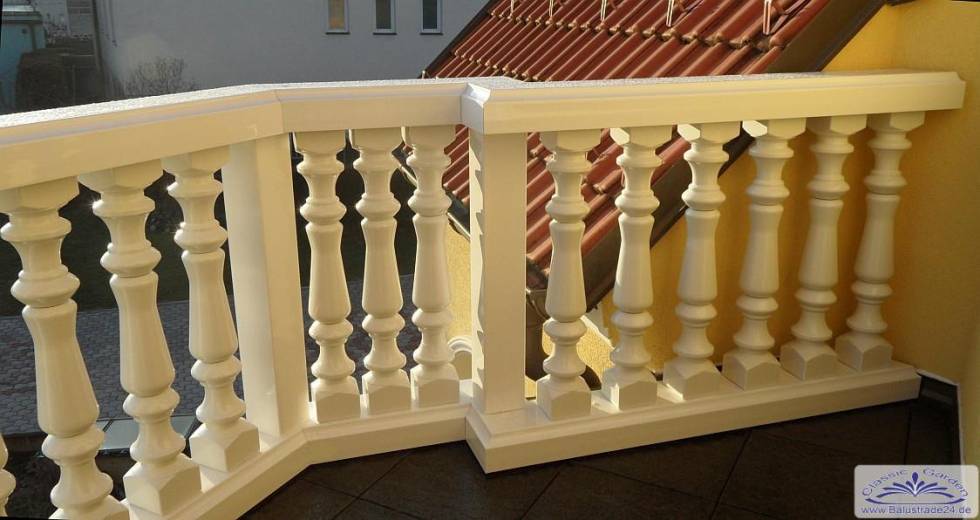 Leichtbalustrade für Balkon aus Kunststoff