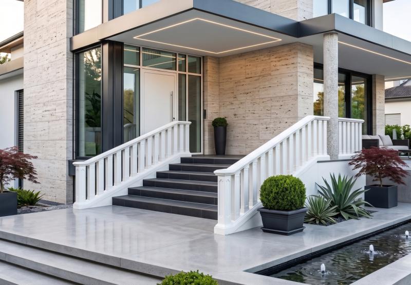 Balustrade vierkant säulen baluster modern