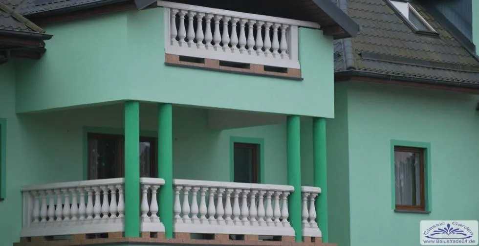 Balkon Balustraden mit Säulen