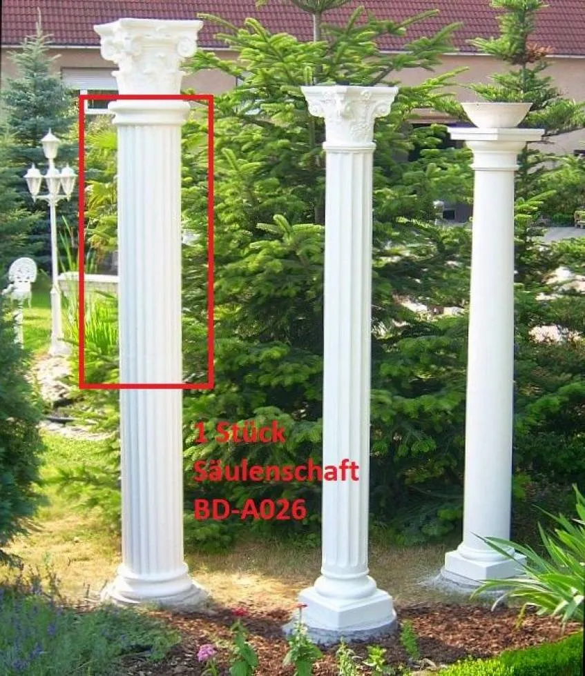Säulen Hohlkörper Schäfte aus Beton
