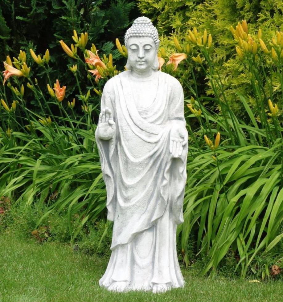 Buddha Gartenfigur aus Beton