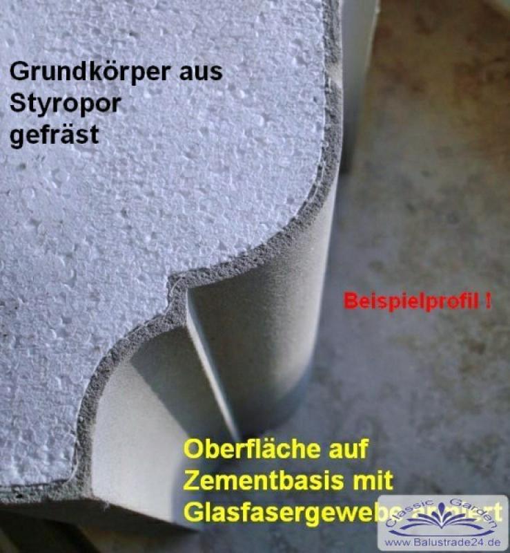 Materialansicht Deckenbalken Profil