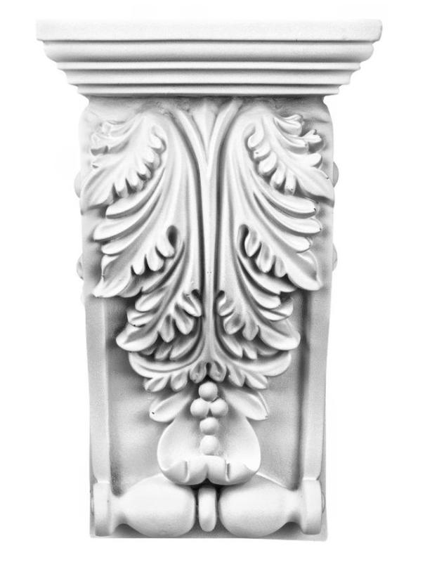 C8030 Schmuck Wandkonsole als Regalkonsole leichte Konsole aus Polyurethan Hartschaum 213x136mm