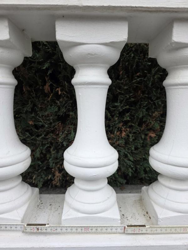 Baluster Säule 42cm Gartendeko Balustrade Fassaden Fenstergesims Zierstuck