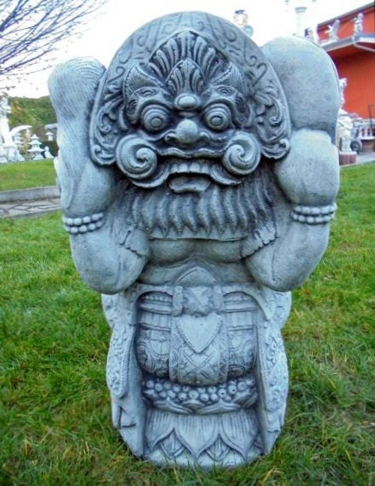 Rückseite Ganesha Steinfigur