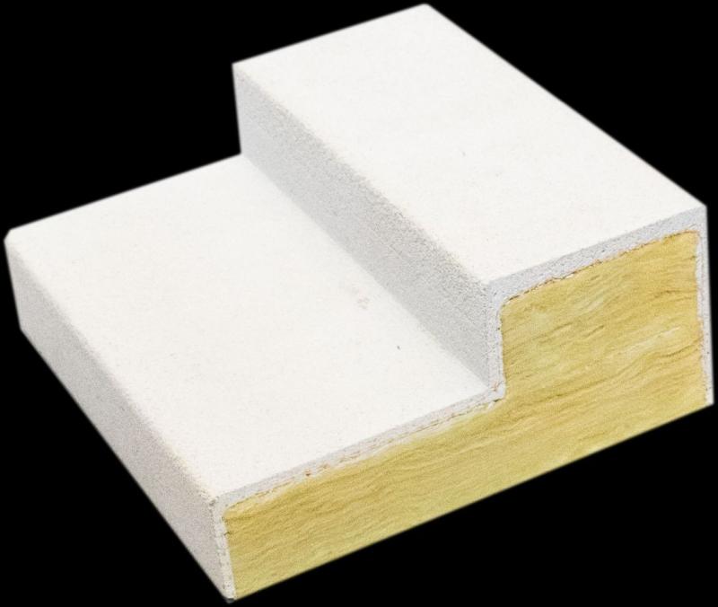 Fenster Gesims Fassadenstuck Profil | Brandschutz Zierleisten Steinwolle Basis 125cm