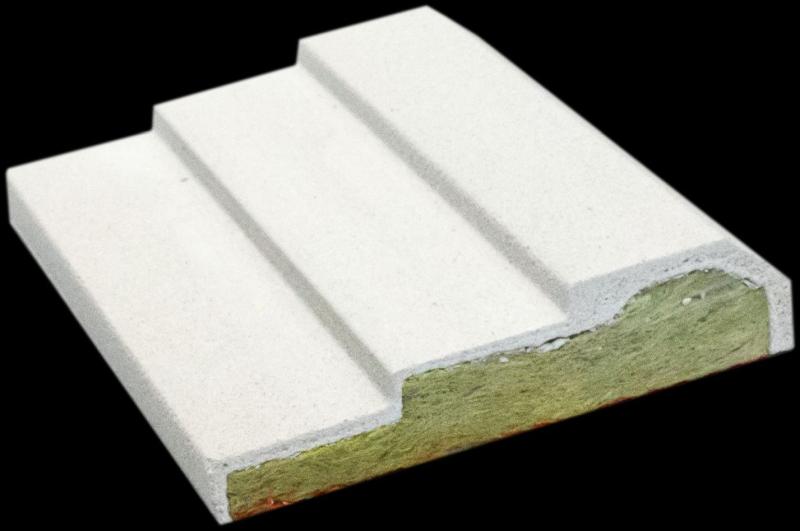 Fenster Gesims Fassadenstuck Profil | Brandschutz Zierleisten Steinwolle Basis 125cm