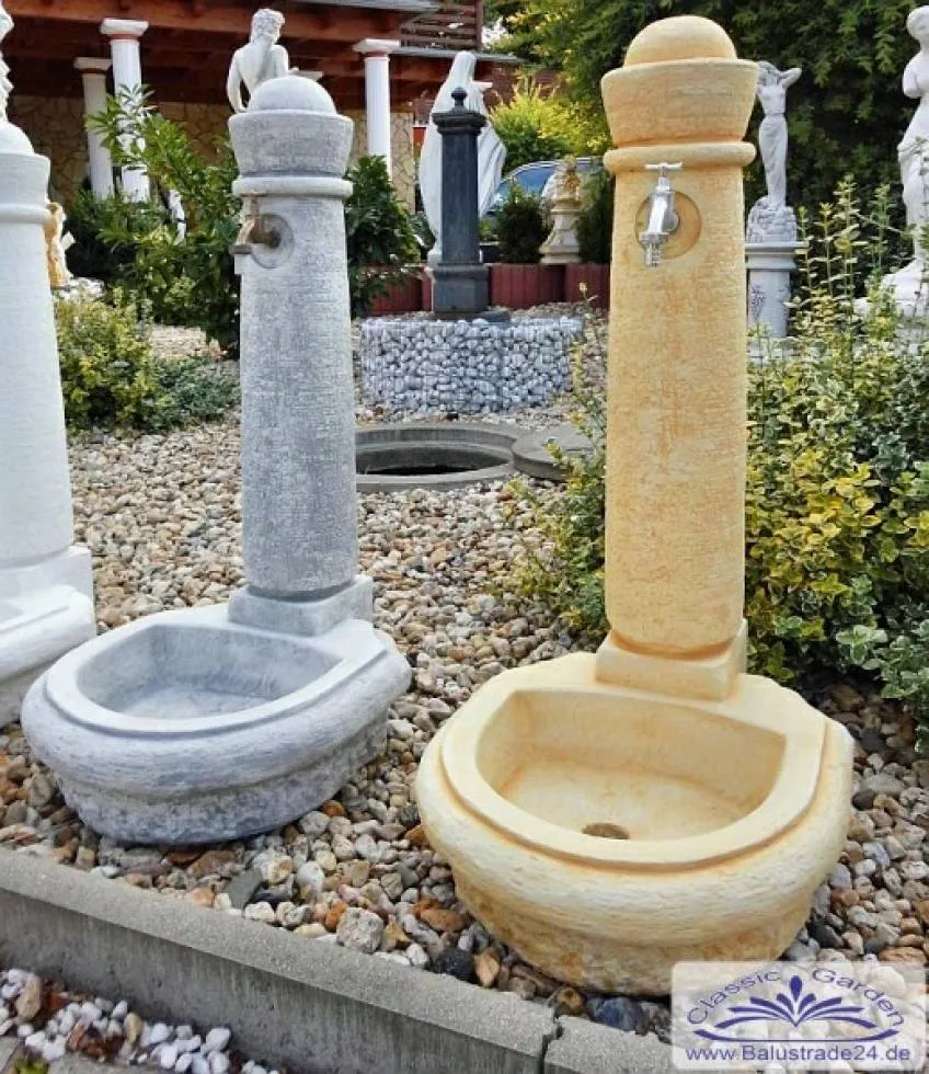 Wasserzapfsäule für Wasser im Garten