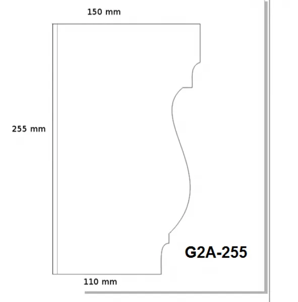 G2A-255 Styroporstuck Profil